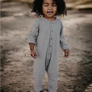 The Simple Folk Gray Kids One Piece